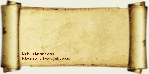 Danijela Tomanović vizit kartica